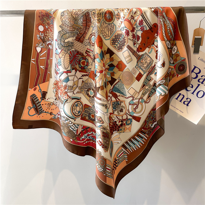 Scarf Silk Square - 2026 yeni kare dimi ipek eşarp