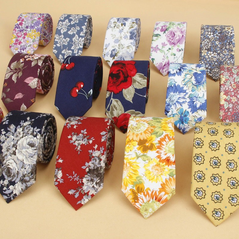 Marka yeni çiçek kravat erkek  - Skinny Tie Men incelemesi ve fiyatı