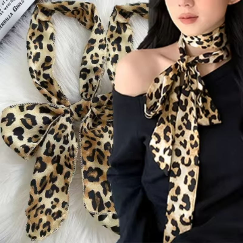 Leopar baskılı eşarp Retro Pua - Silk Tie Striped incelemesi ve fiyatı
