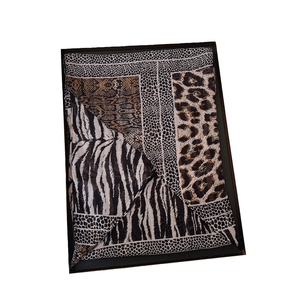 Leopar Küçük Uzun ipek eşarp K - Silk Tie Striped incelemesi ve fiyatı