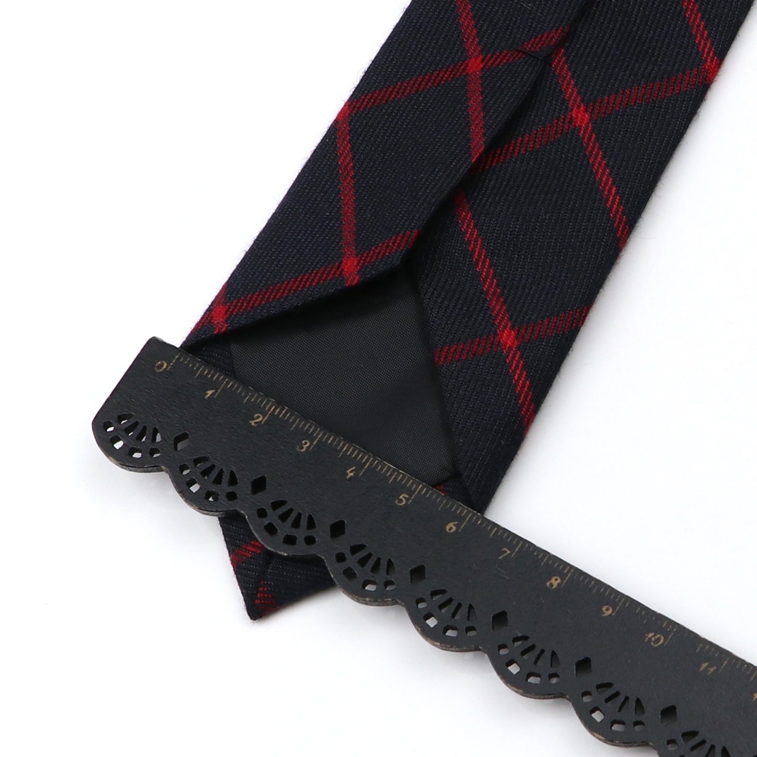 Klasik Siyah Gri Ekose Pamuk K - Skinny Tie Men incelemesi ve fiyatı