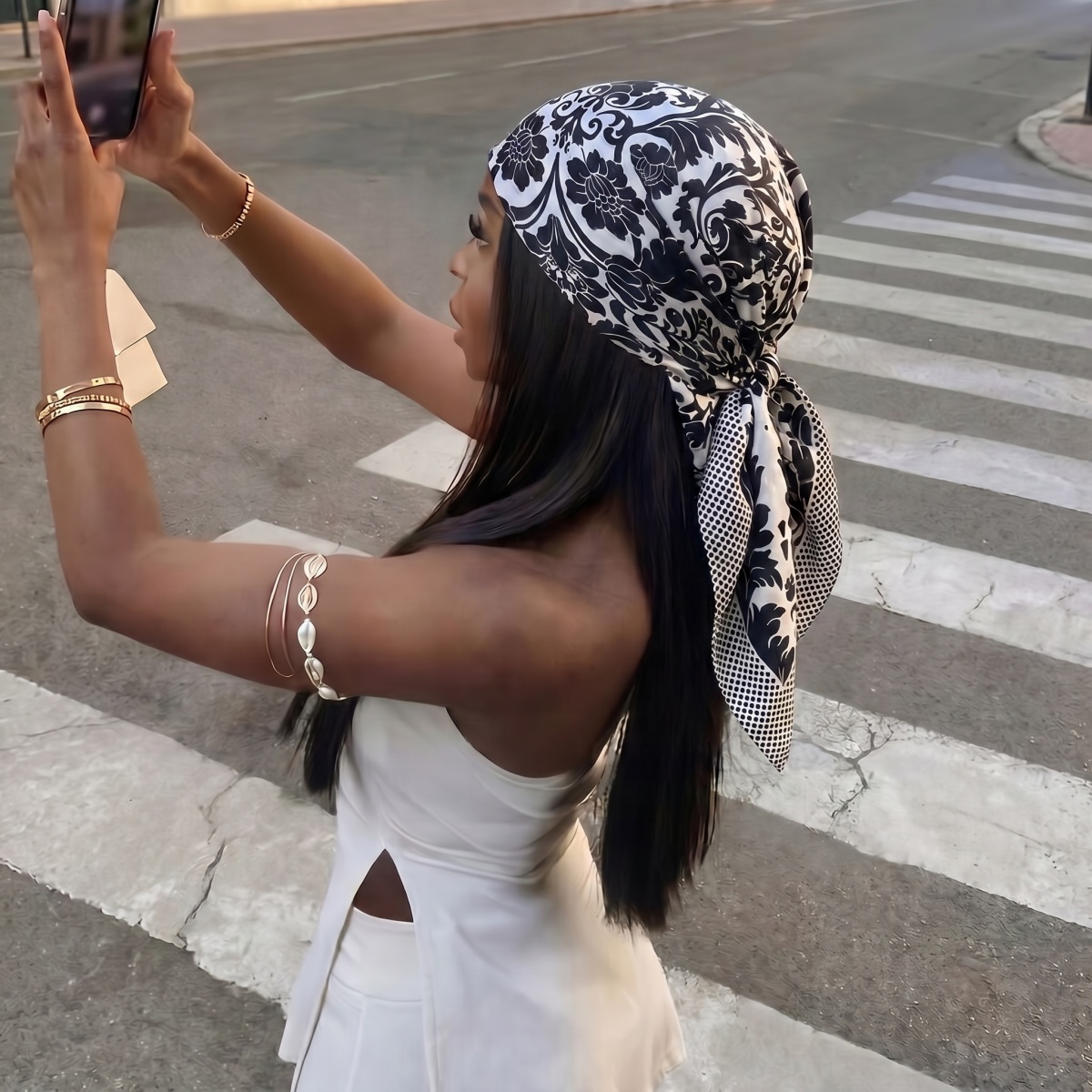 YENI Kadın Ipek Kare Eşarp Bay - Pashmina Wrap Large incelemesi ve fiyatı