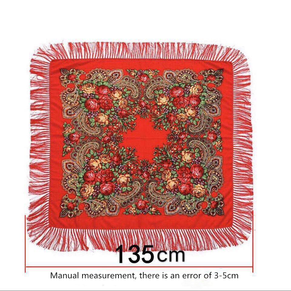 135*135cm kadın rus tarzı büyü - Bandana Cotton incelemesi ve fiyatı