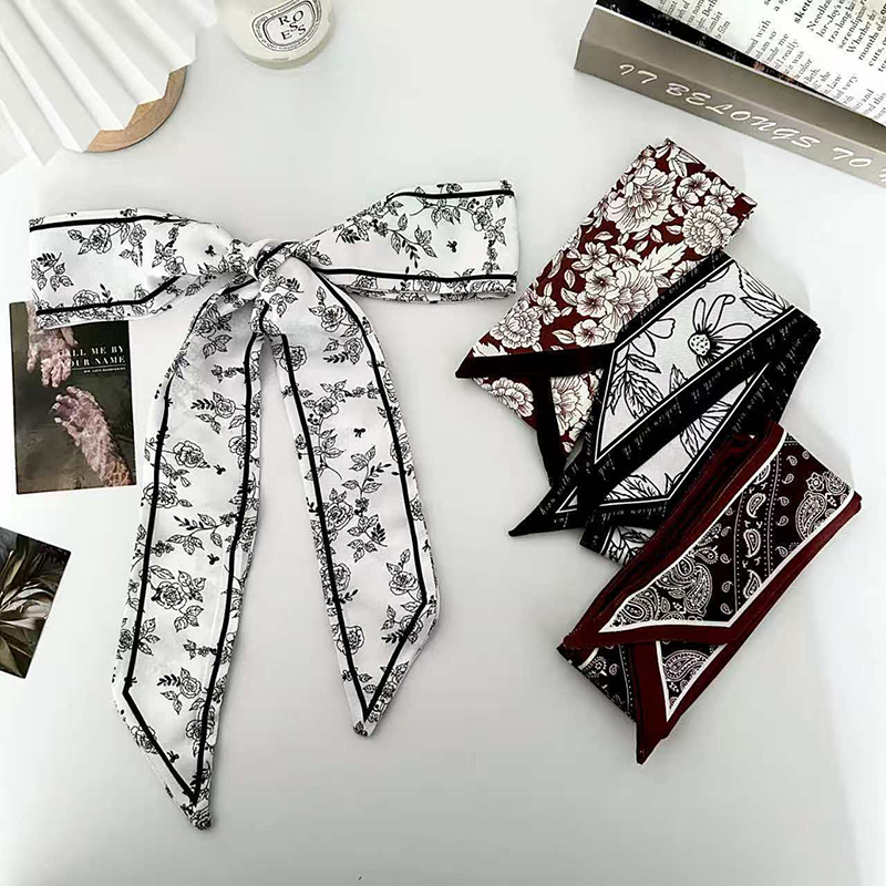 Lüks Moda Kadın İnce İpek Eşar - Ascot Neck Scarf incelemesi ve fiyatı