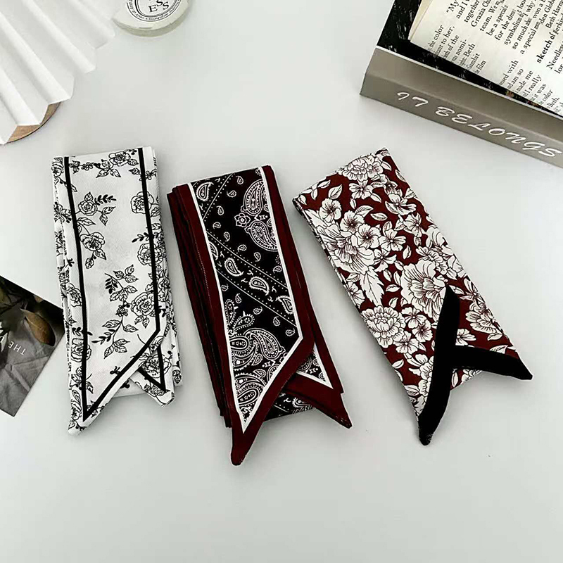 Lüks Moda Kadın İnce İpek Eşar - Ascot Neck Scarf incelemesi ve fiyatı
