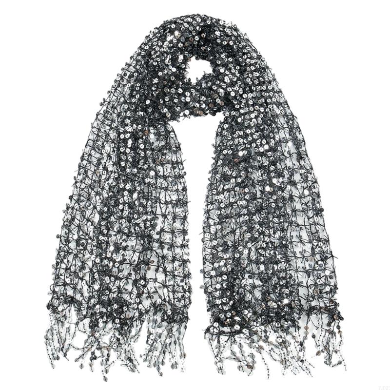 Y3NE Süslenmiş Payetler Düğün  - Stole Wedding Shawl incelemesi ve fiyatı